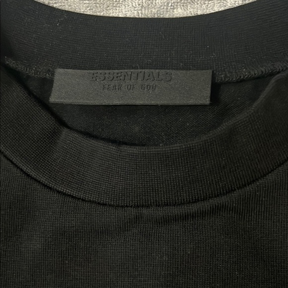 Fear of God Essentials Charcoal Jet Black ( 3 SIZES OVERSIZED ) Fits XXL - Picture 6 of 8
